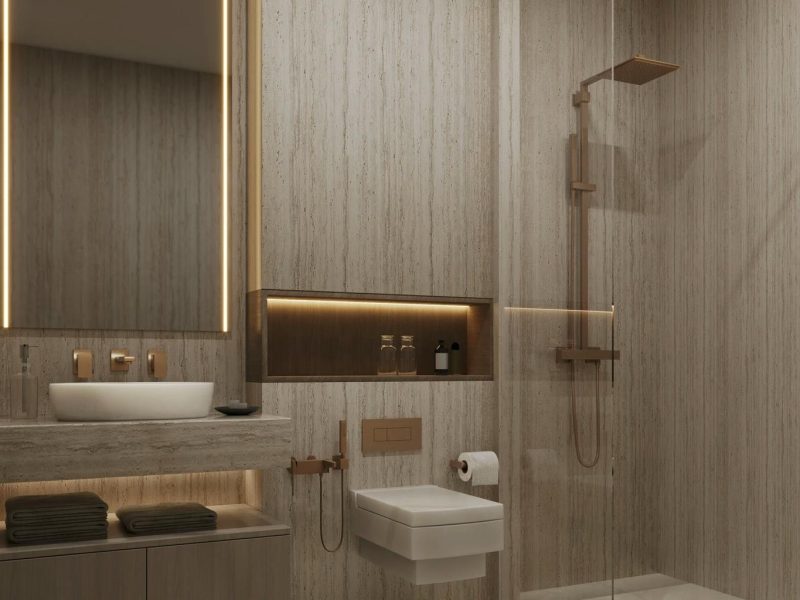 Binghatti Aurora bathroom