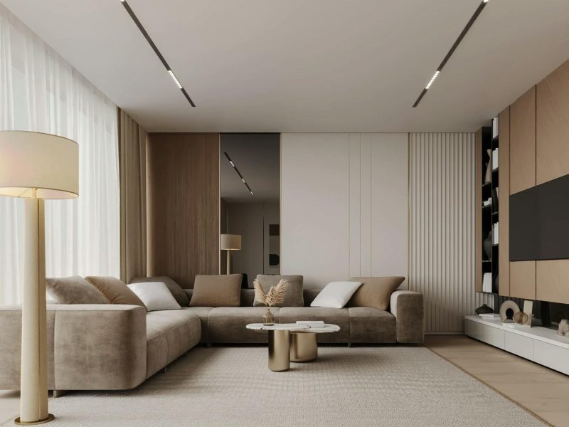 Binghatti Aurora living room 2