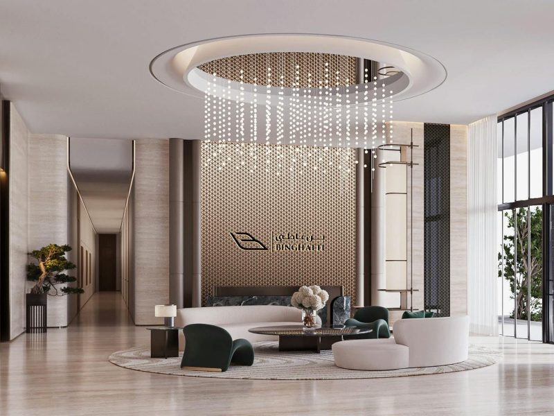 Binghatti Aurora lobby