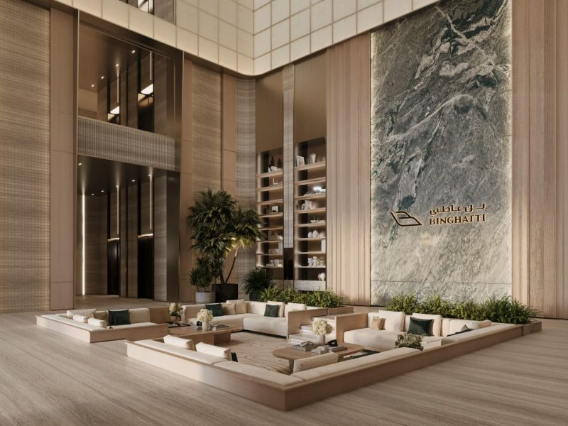 Binghatti Pinnacle lobby 2