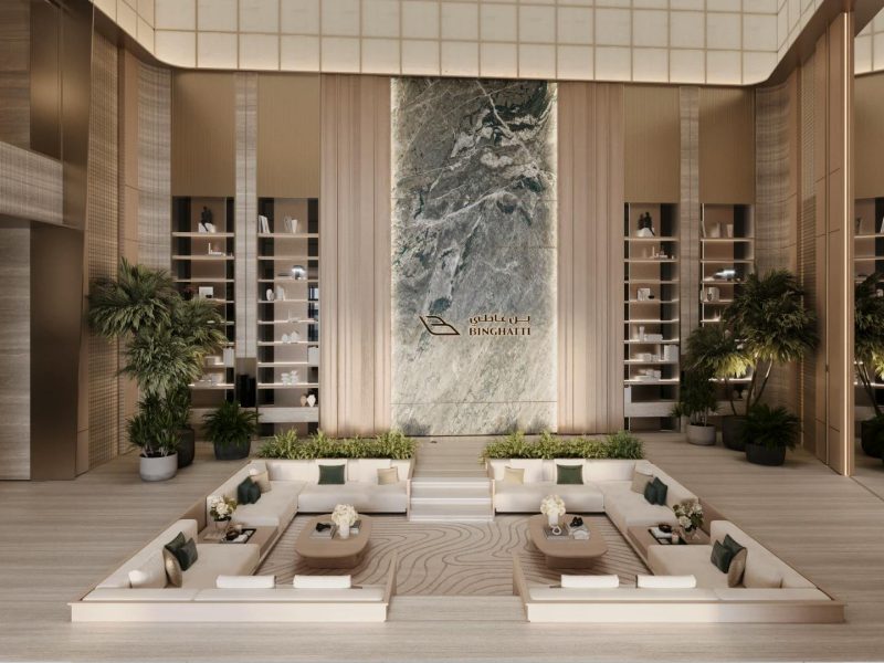 Binghatti Pinnacle lobby 3
