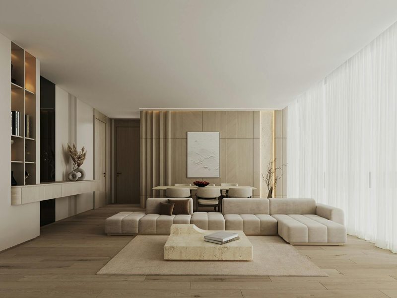 Binghatti Dusk living room