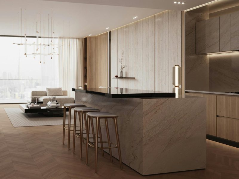 Binghatti Ivory kitchen