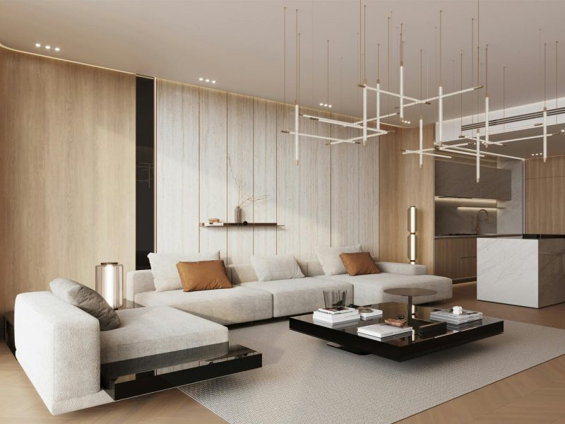 Binghatti Ivory living room 1