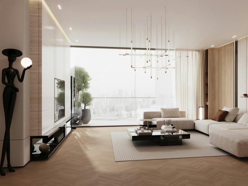 Binghatti Ivory living room 2