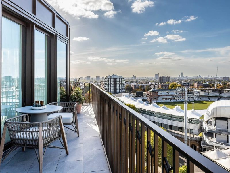Arada London One St John's Wood, Lord's manzaralı teras