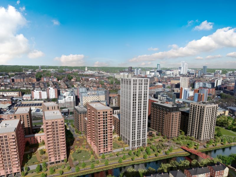 Dyecoats Leeds masterplanı, Kirkstall Road nehir kıyısı yerleşimi