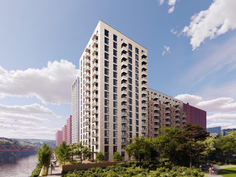 Dyecoats Opal binası nehir cephesi